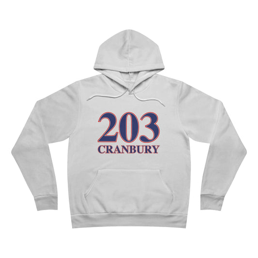 203 Cranbury Red, White & Blue Unisex Sponge Fleece Pullover Hoodie