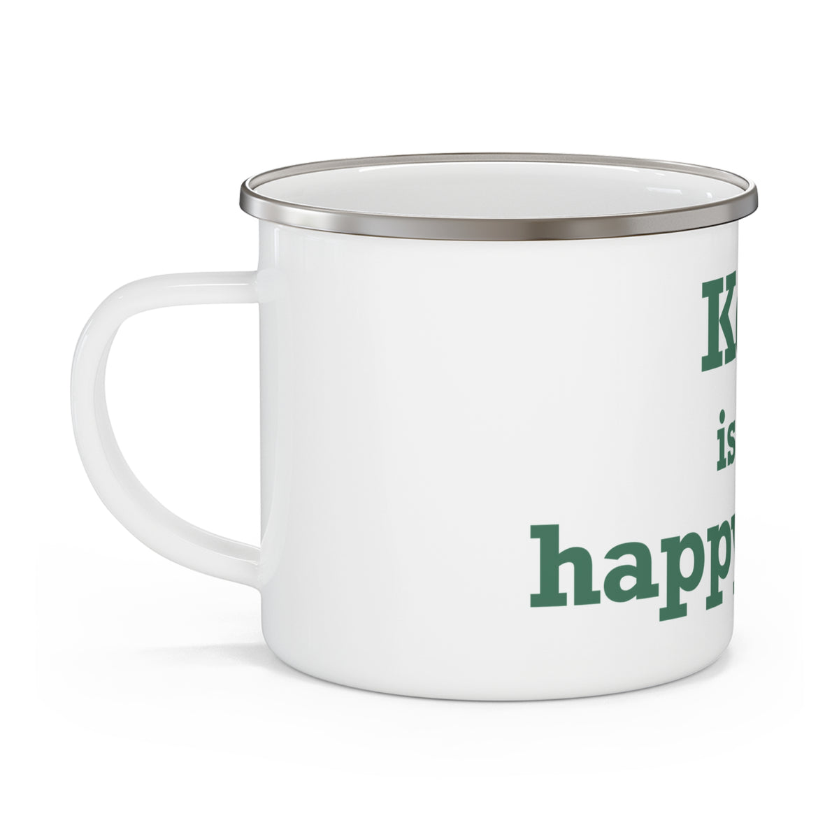Kent is My Happy Place Enamel Camping Mug