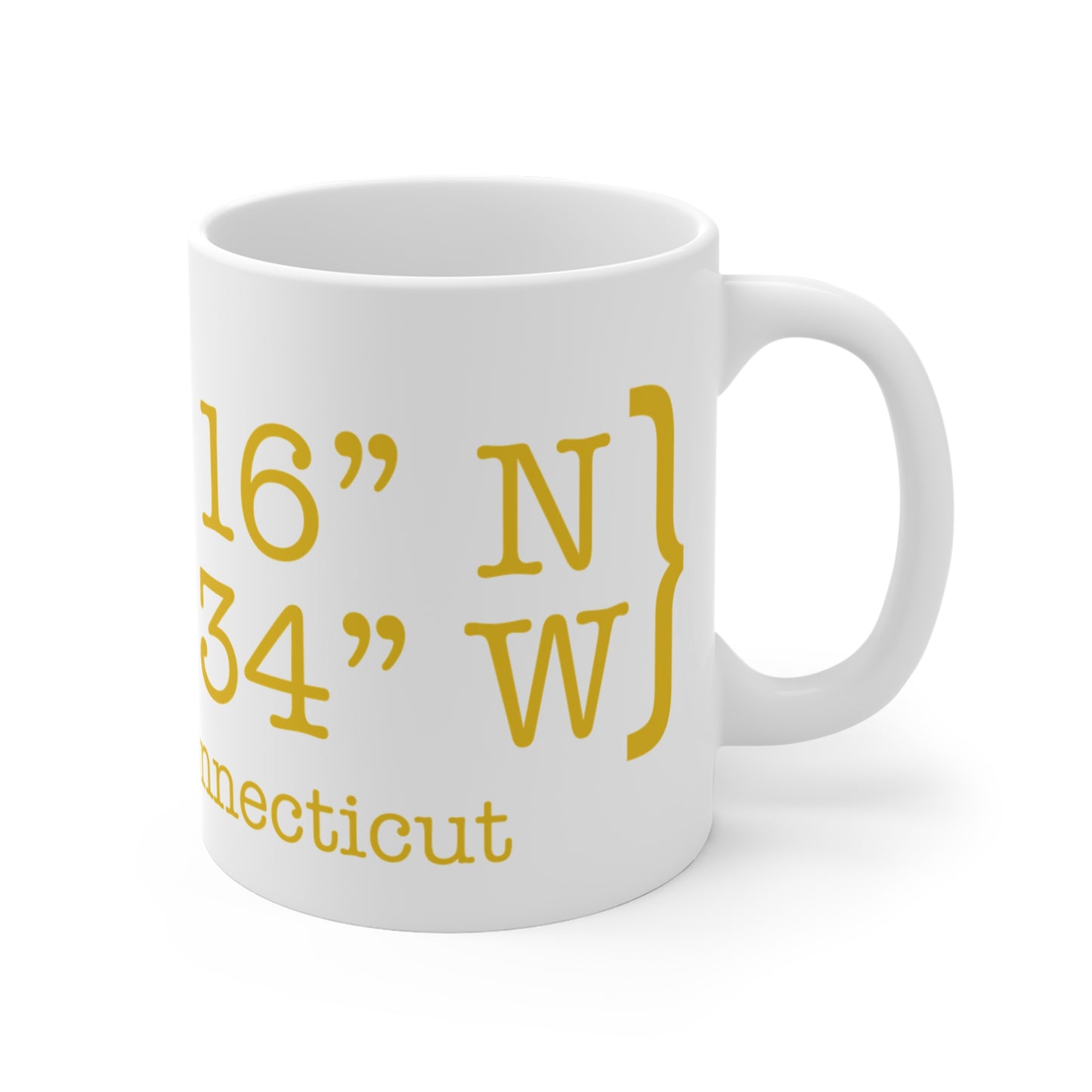 Redding Coordinates Mug 11oz