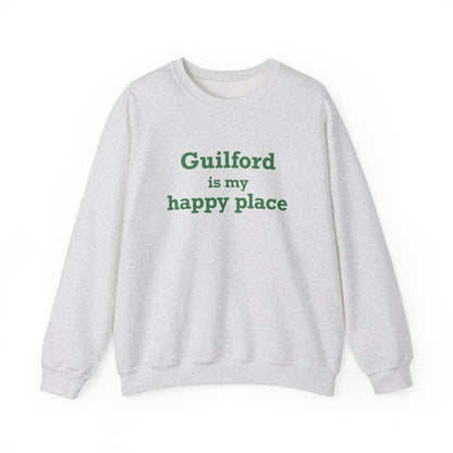 Guilford is My Happy Place Unisex Heavy Blend™ Crewneck Sweatshirt