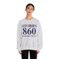 Storrs 860 Connecticut Unisex Heavy Blend™ Crewneck Sweatshirt