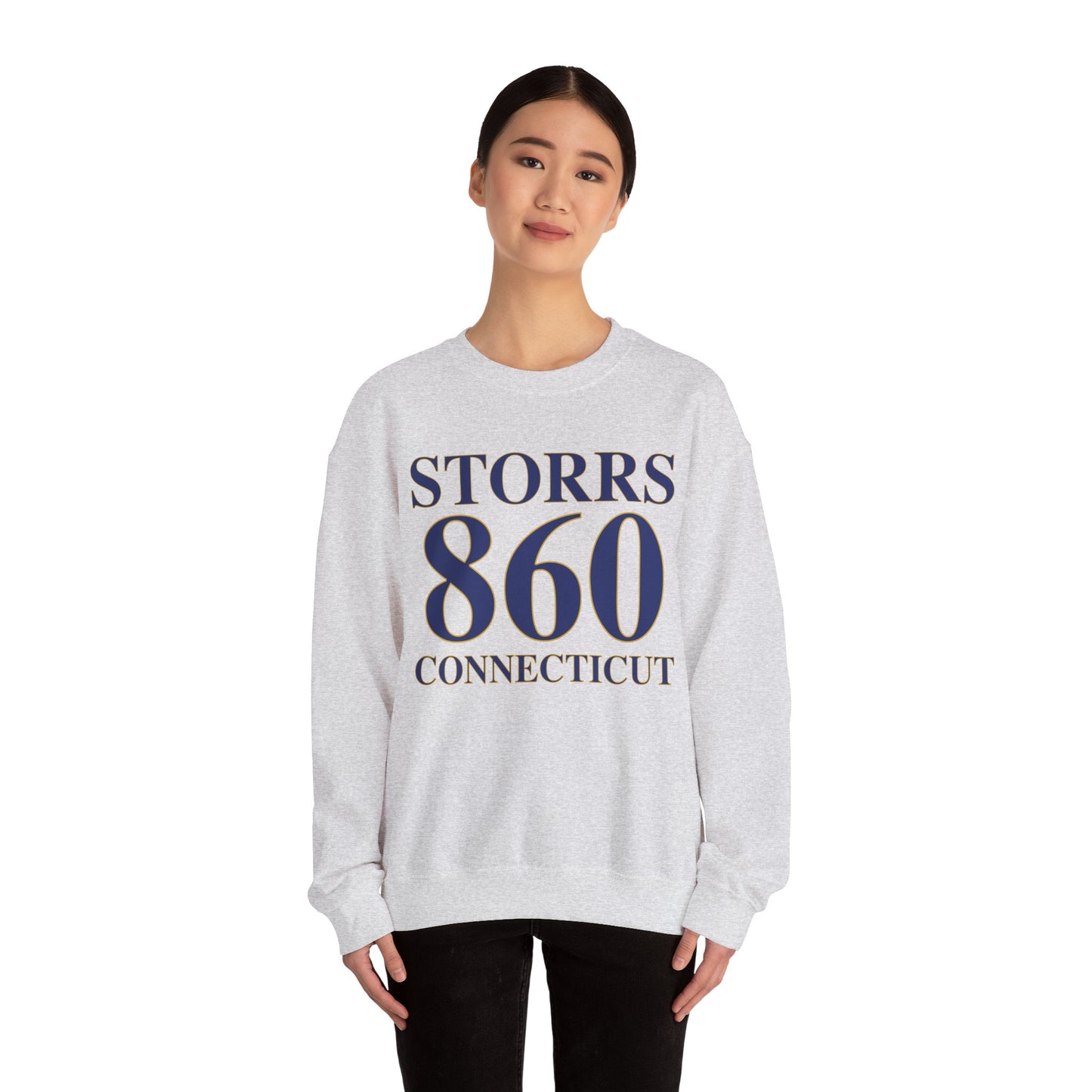Storrs 860 Connecticut Unisex Heavy Blend™ Crewneck Sweatshirt
