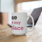 Goose Shows Are My Happy Place - Pink & Espresso Mug 15oz