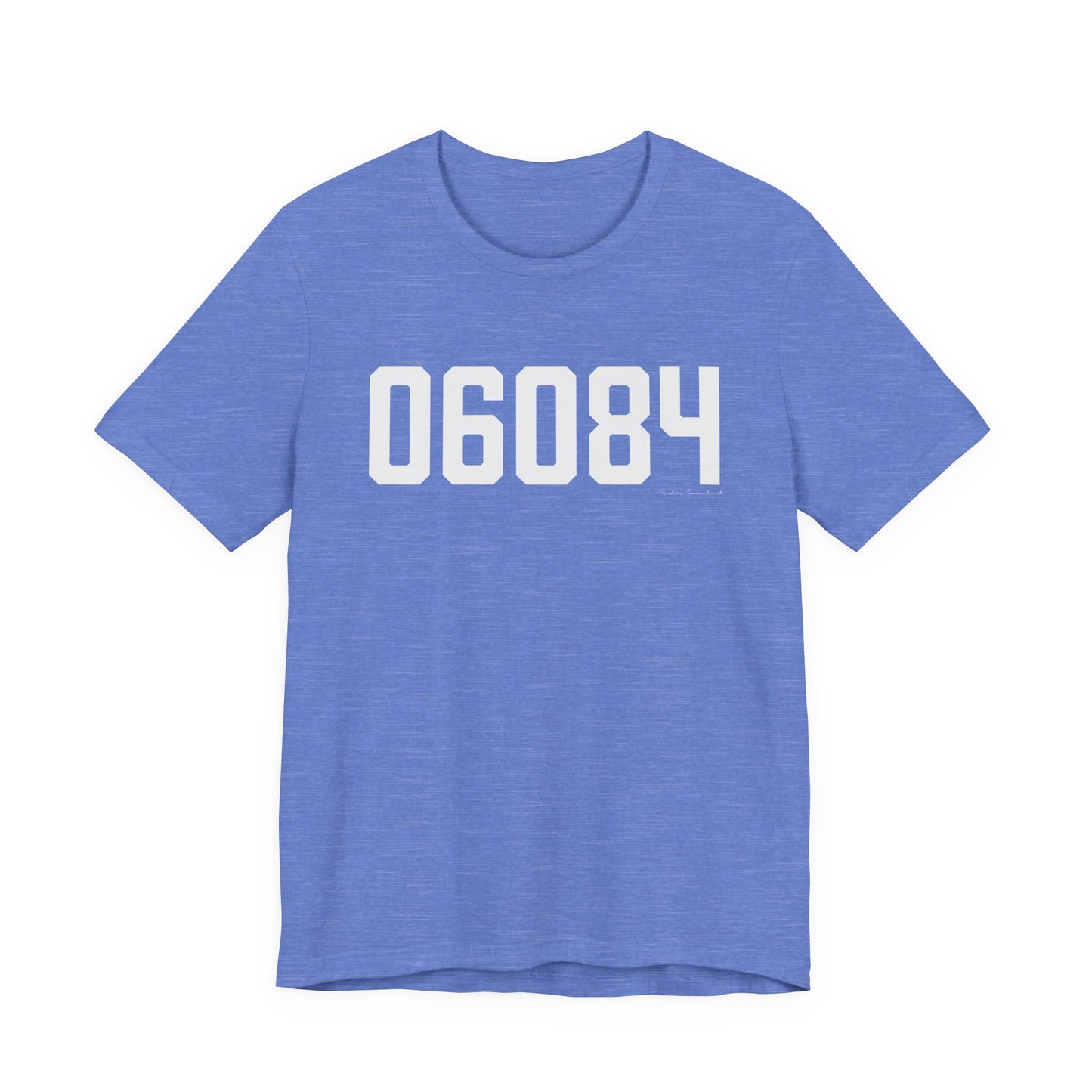06084 Tolland CT Zip Code Unisex Jersey Short Sleeve T-Shirt