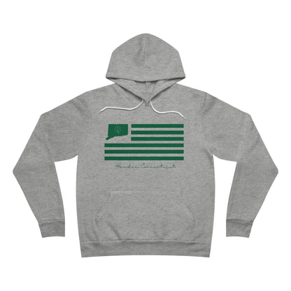 Hamden Connecticut St Patrick’s Day Flag Unisex Sponge Fleece Pullover Hoodie