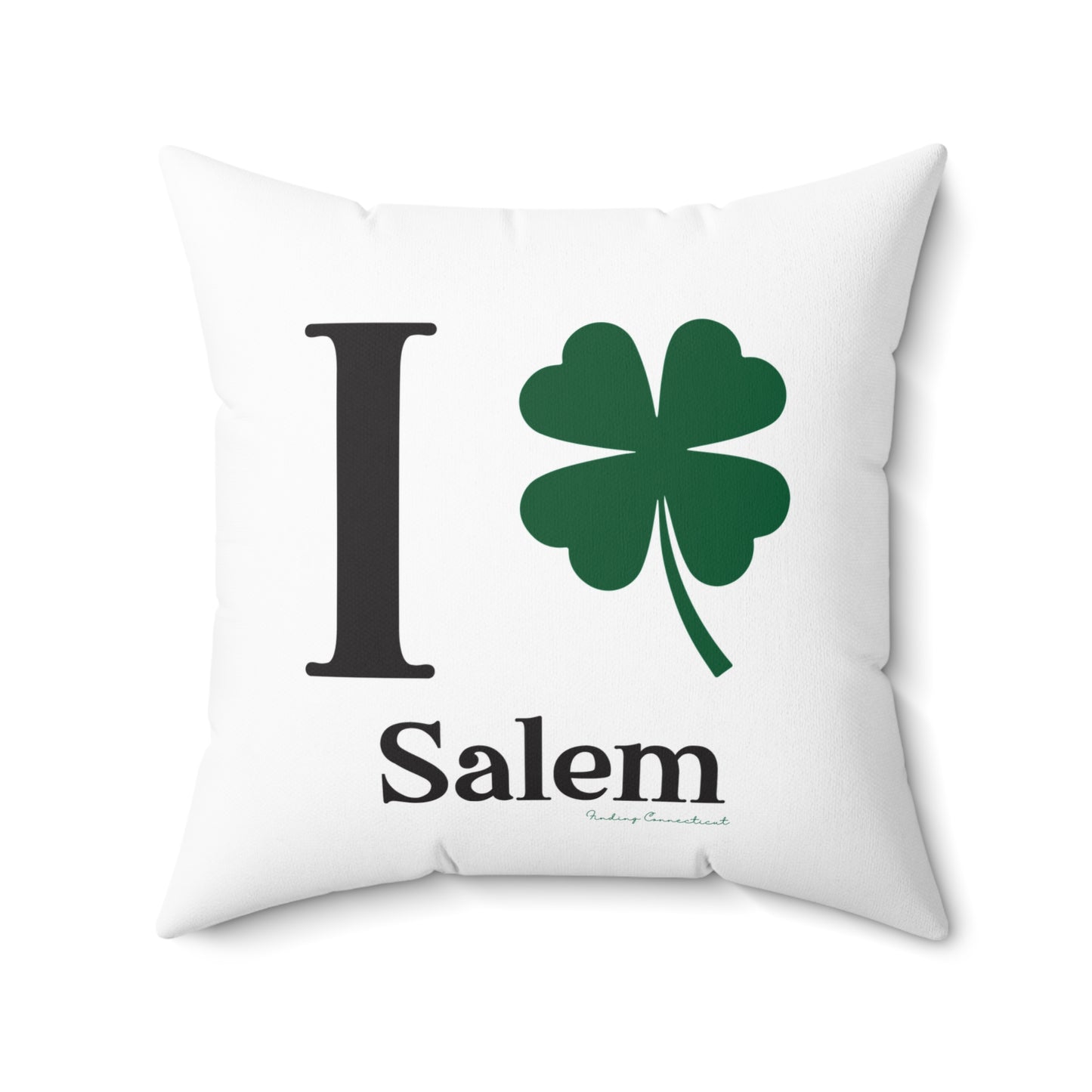 I Clover Salem Spun Polyester Square Pillow