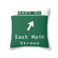 Vintage WCP Exit 67 Sign Spun Polyester Square Pillow