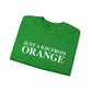 Just a kid from Orange Unisex Heavy Blend™ Crewneck Sweatshirt