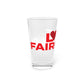 Love Fairfield  Pint Glass, 16oz