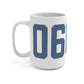 06069 Sharon Connecticut Zip Code Mug 15oz