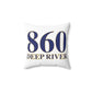 860 Deep River Spun Polyester Square Pillow