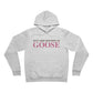 Just a kid listening to Goose - Pink & Espresso Unisex Sponge Fleece Pullover Hoodie