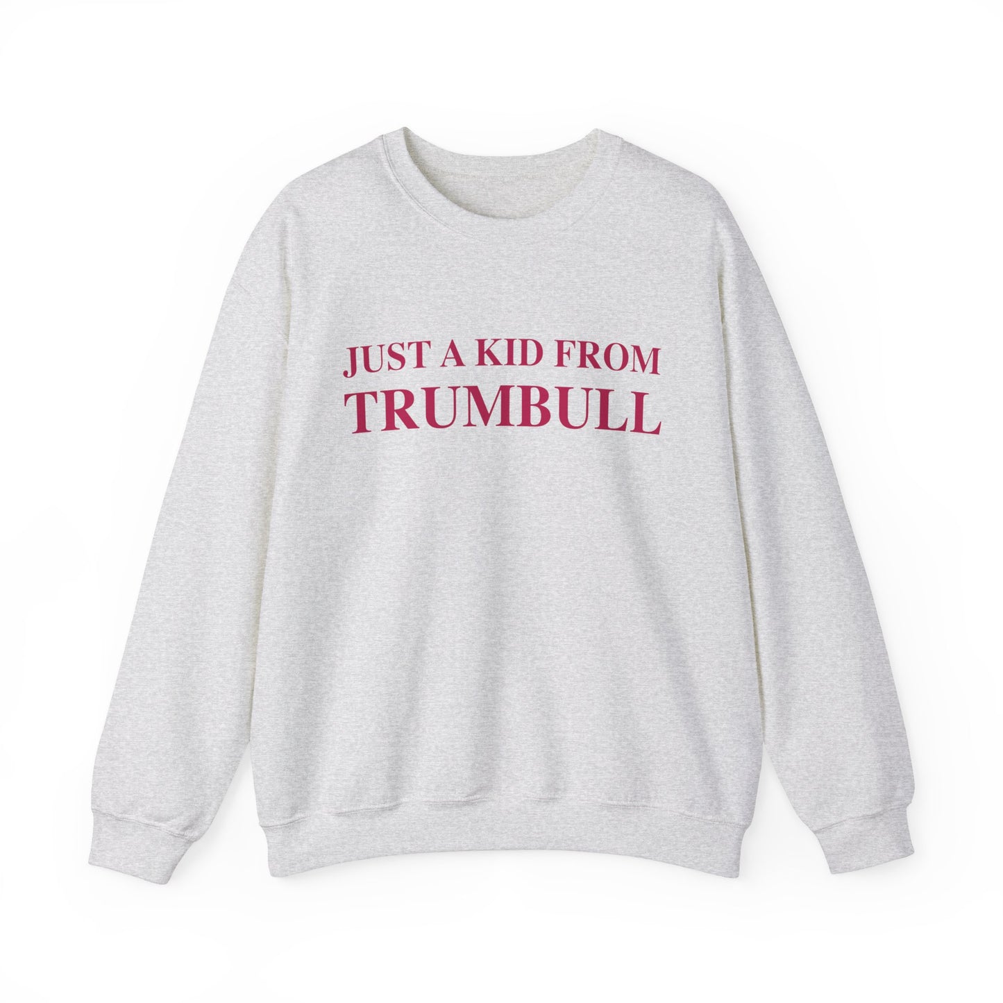 Just a kid from Trumbull Unisex Heavy Blend™ Crewneck Sweatshirt