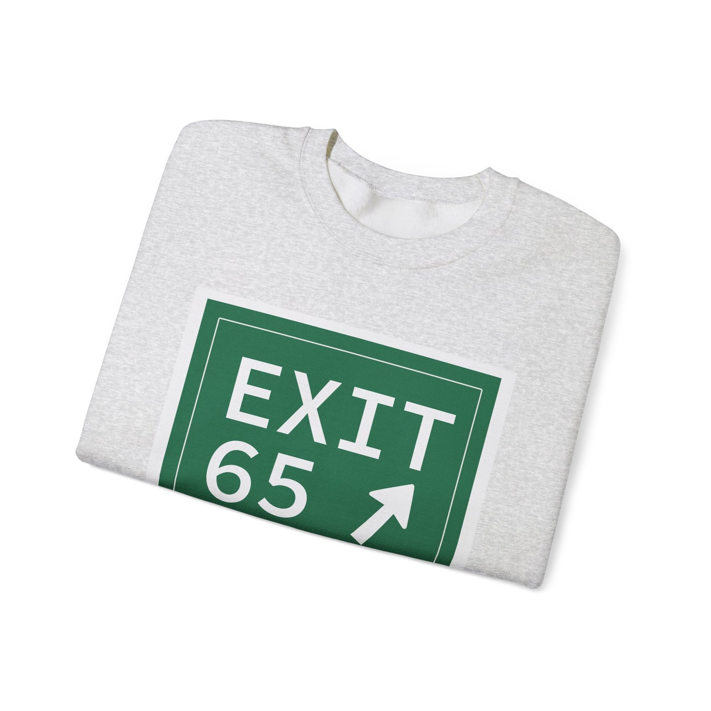 Vintage Exit 65 WCP Sign Unisex Heavy Blend™ Crewneck Sweatshirt
