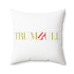 41 Tilt Trumbull  Spun Polyester Square Pillow
