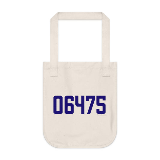 06475 Old Saybrook Connecticut Zip Code Organic Canvas Tote Bag