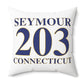 Seymour 203 Connecticut Polyester Square Pillow