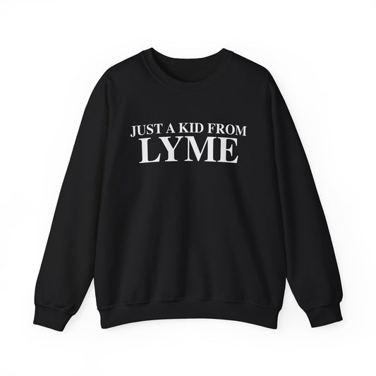 Just a kid from Lyme Unisex Heavy Blend™ Crewneck Sweatshirt