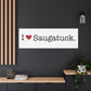 I Heart Saugatuck. Matte Canvas, Stretched, 1.25"