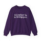 I’d rather be in Bridgeport Unisex Heavy Blend™ Crewneck Sweatshirt