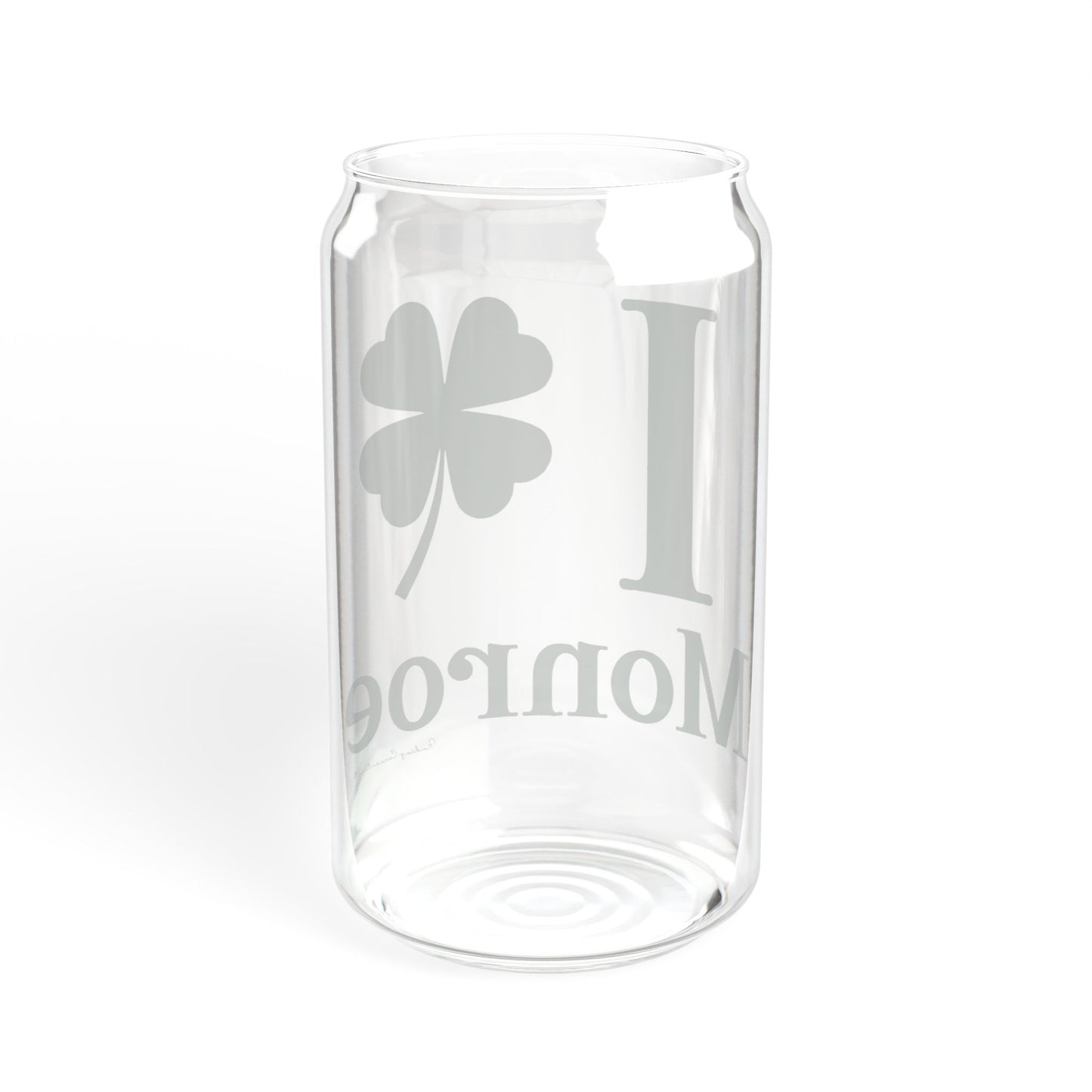 I Clover Monroe Sipper Glass, 16oz