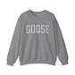 Goose Zip Code Gray & Purple Unisex Heavy Blend™ Crewneck Sweatshirt