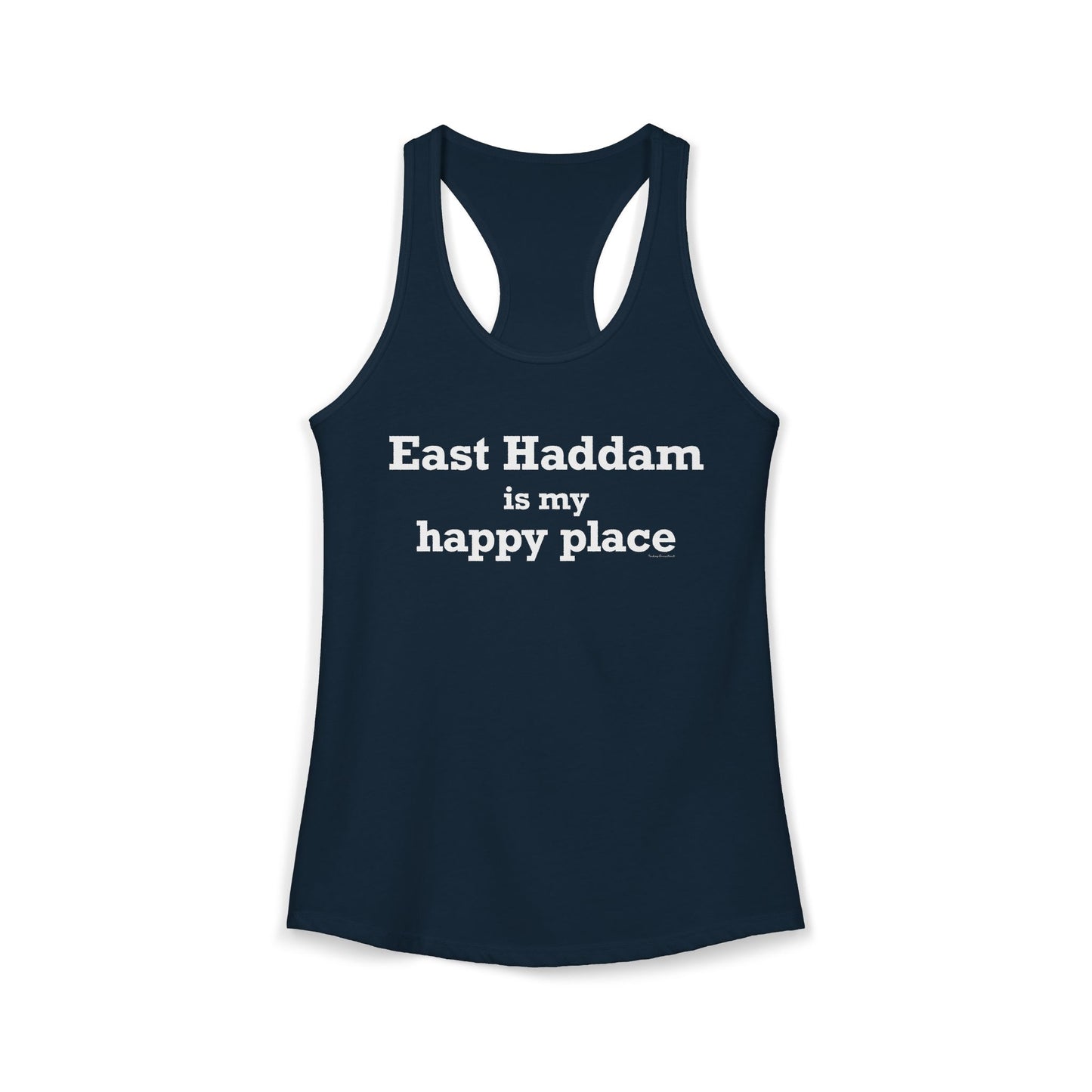 East Haddam is My Happy Place Women's Ideal Racerback Tank Top