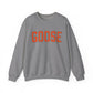 Goose Zip Code Orange & Green Unisex Heavy Blend™ Crewneck Sweatshirt