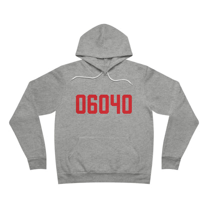 06040 Manchester Connecticut Zip Code Unisex Sponge Fleece Pullover Hoodie