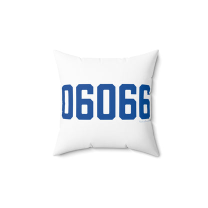 06066 Vernon Connecticut Zip Code Spun Polyester Square Pillow