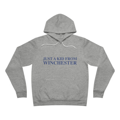 Just a kid from Winchester Unisex Sponge Fleece Pullover Hoodie