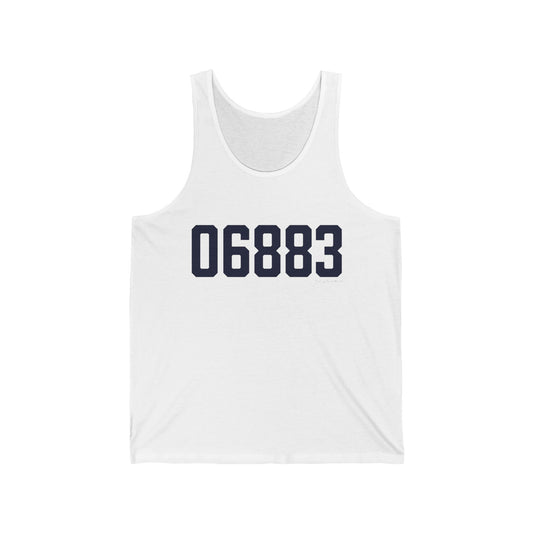 06883 Weston Connecticut Zip Code Unisex Jersey Tank Top
