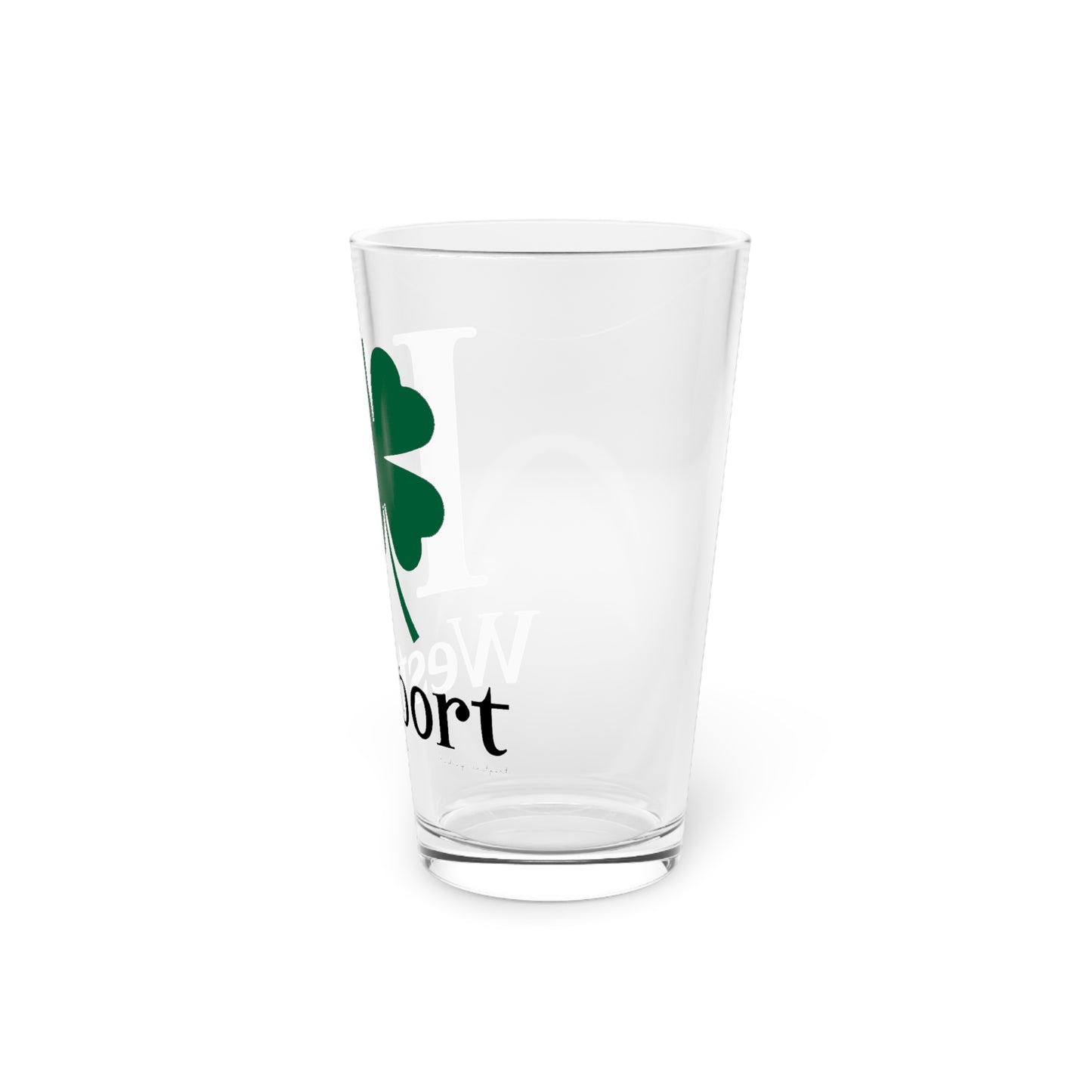 I Clover Westport Pint Glass, 16oz