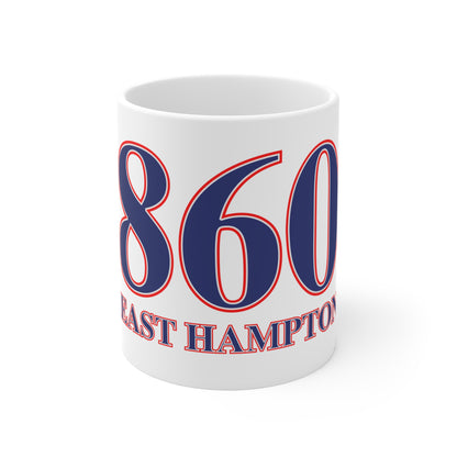 860 East Hampton Red, White & Blue Mug 11oz