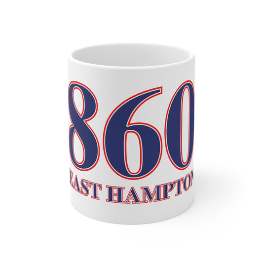 860 East Hampton Red, White & Blue Mug 11oz