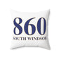 860 South Windsor Polyester Square Pillow