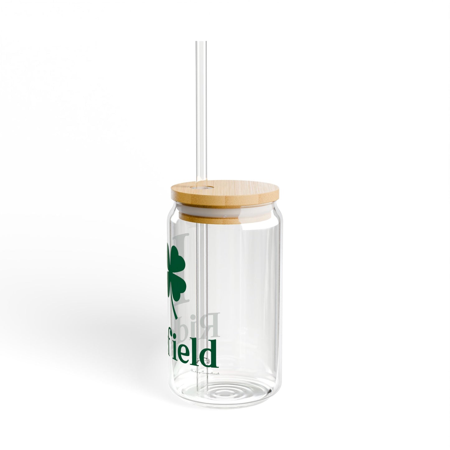 I Clover Ridgefield Sipper Glass, 16oz