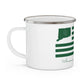 Ansonia Connecticut St. Patrick’s Day Flag Enamel Camping Mug