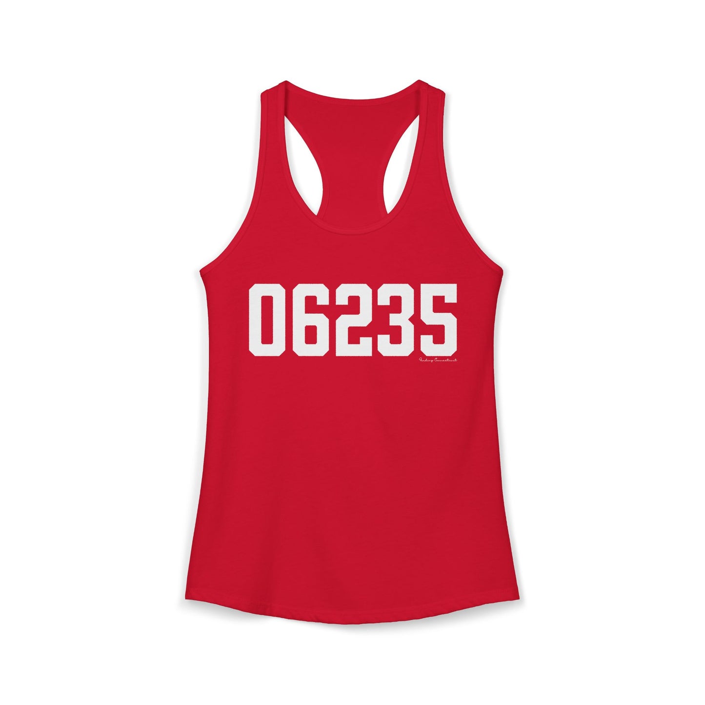 06235 Chaplin CT Zip Code Women's Ideal Racerback Tank Top