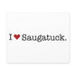I Heart Saugatuck. Matte Canvas, Stretched, 1.25"
