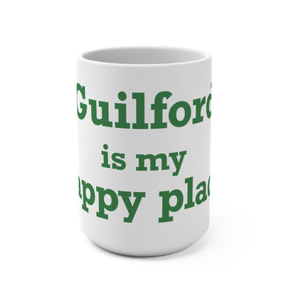 Guilford is My Happy Place Mug 15oz