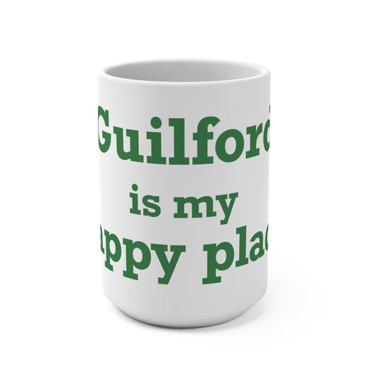 Guilford is My Happy Place Mug 15oz
