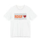 Ridgefield Love Unisex Jersey Short Sleeve T-Shirt
