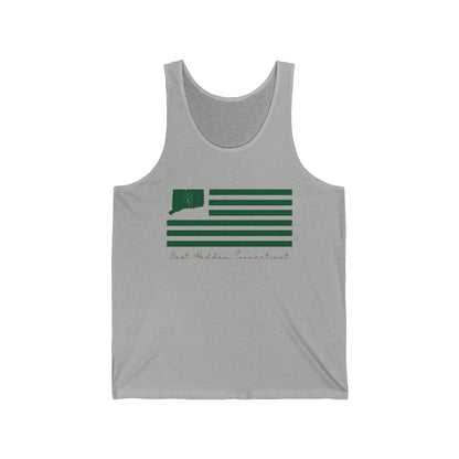 East Haddam Connecticut St. Patrick’s Day Flag Unisex Jersey Tank Top