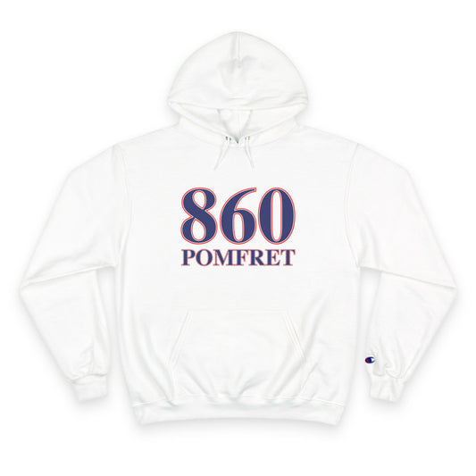 860 Pomfret Red White & Blue Champion Hoodie