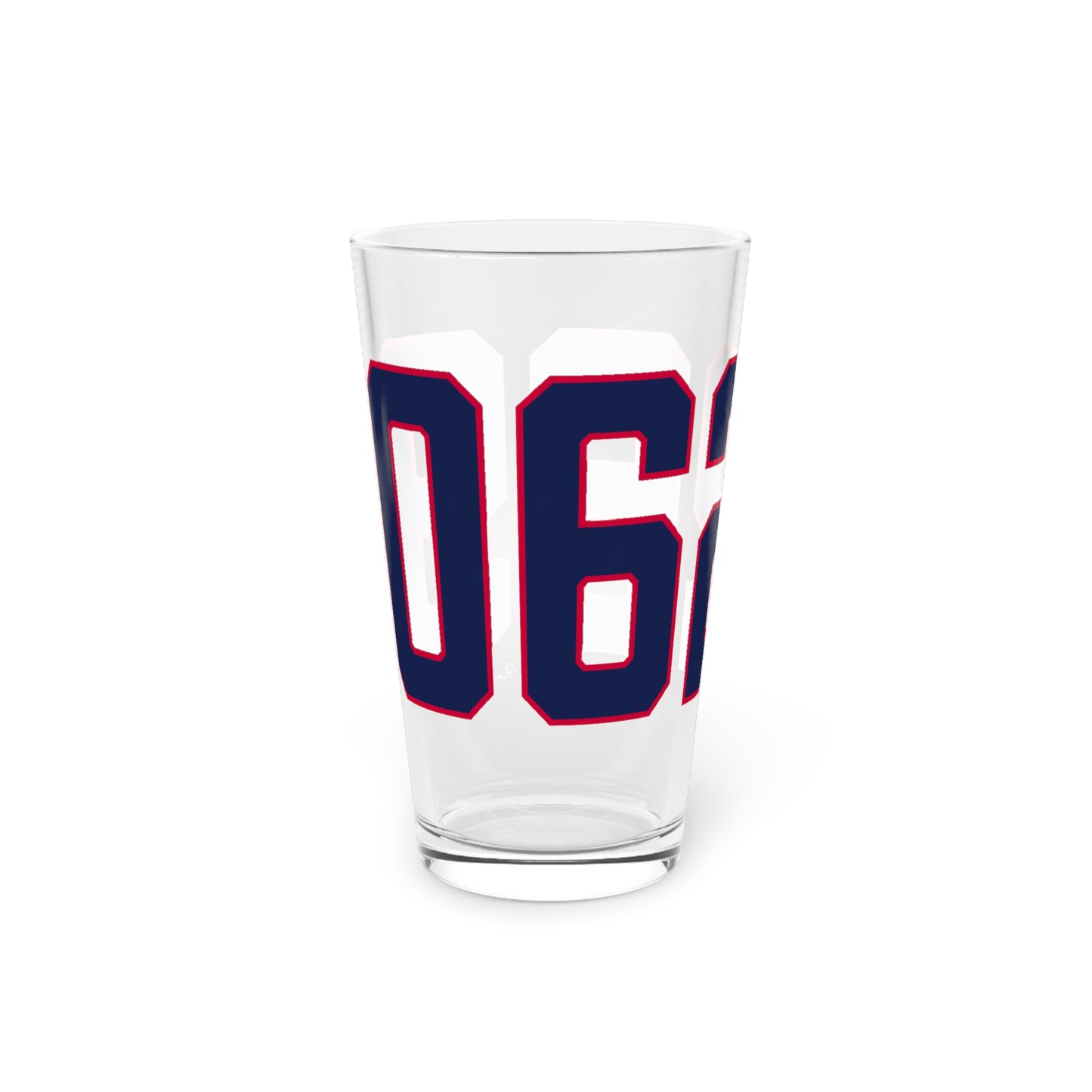 06269 Storrs Connecticut Zip Code Pint Glass, 16oz