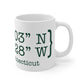 Norwalk Coordinates Mug 11oz