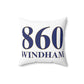 860 Windham Spun Polyester Square Pillow