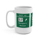 Vintage Merritt Parkway Exit 42 Sign Mug 15oz