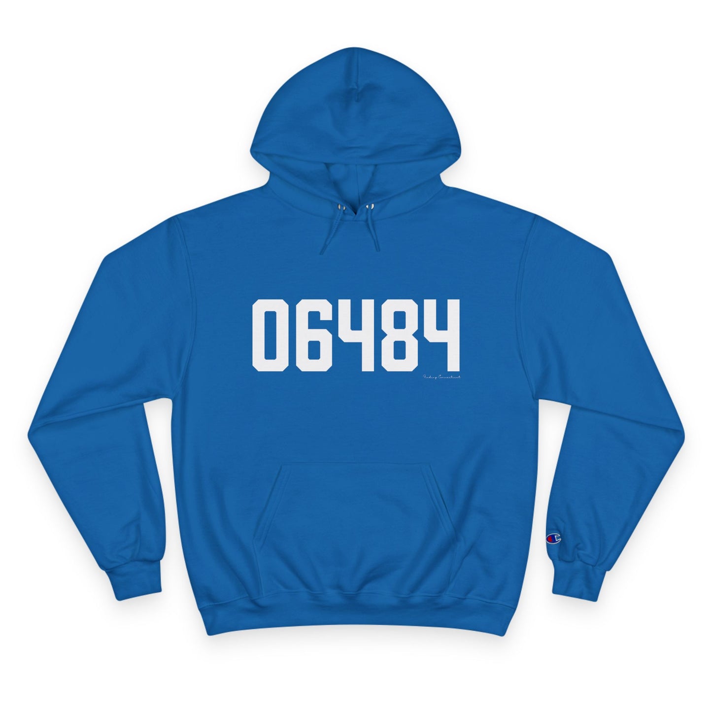 06484 Shelton Connecticut Zip Code Champion Hoodie Sweatshirt